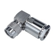 Разъем TNC-male/8D (прижимной, угловой)