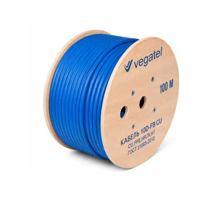 Кабель коаксиальный VEGATEL 10D-FB Cu (ГОСТ, синий)