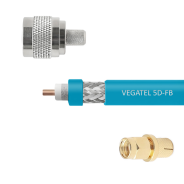 Кабельная сборка VEGATEL 5D-FB Cu (ГОСТ, синий) (SMA-male - N-111)