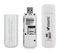 4G модем VEGATEL M24 Wi-Fi роутер c пигтейлами SMA, белый