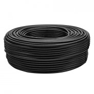 Кабель VEGATEL RG-58 A/U Сu (ГОСТ, PVC, многожильный, черный) бухта 100м