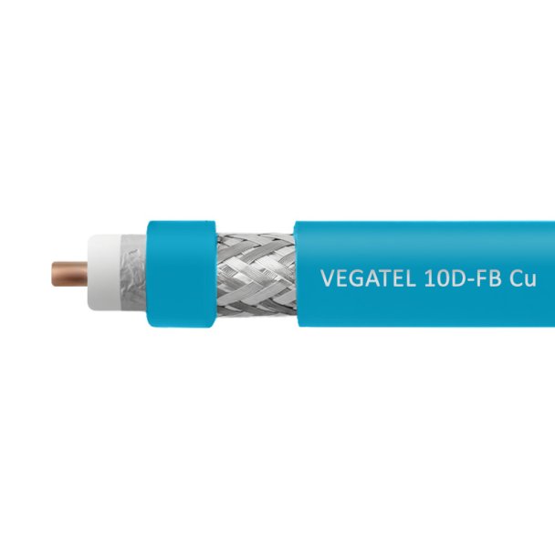 Кабель коаксиальный VEGATEL 10D-FB Cu (ГОСТ, синий)
