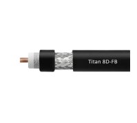 Кабель коаксиальный VEGATEL 8D-FB (Titan, черный) бухта 200м